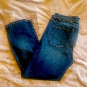 WHBM size 10 slim crop jeans